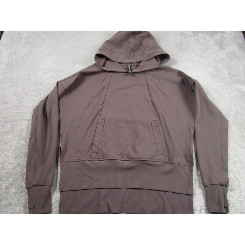 Athleta Sweater‎ Womens Small Brown Mission Hoodie Pullover Activewear